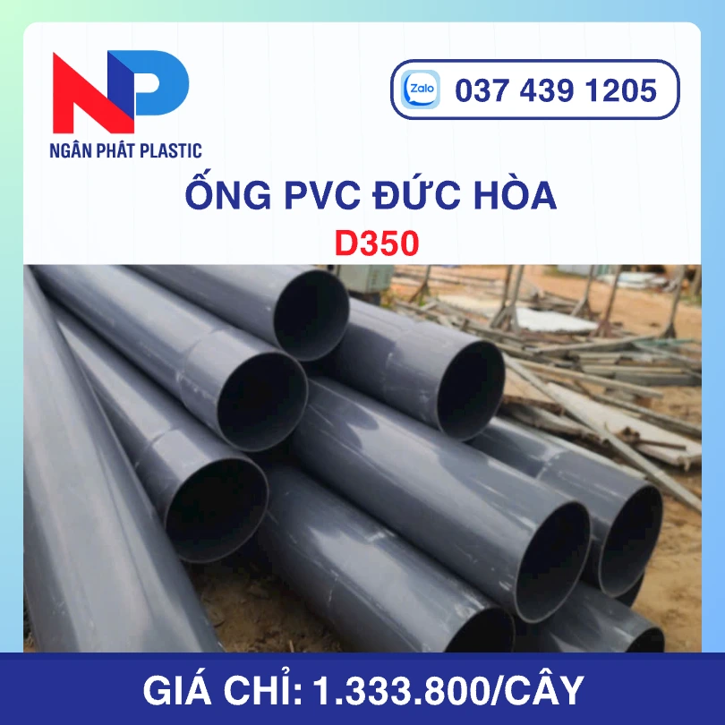 Ống Nhựa uPVC D350